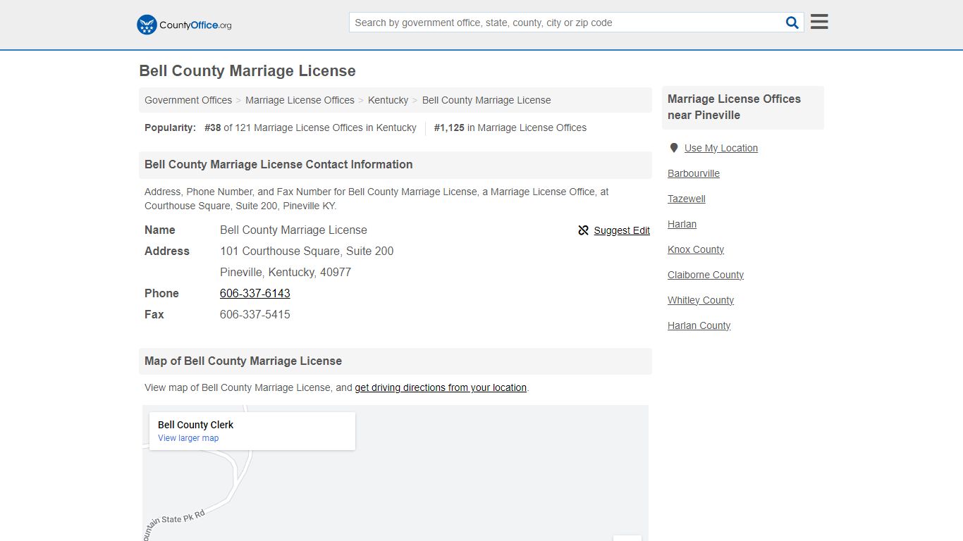 Bell County Marriage License